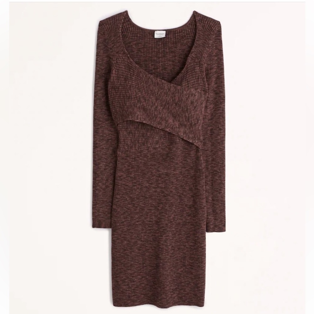 Brown Abercrombie Sweater Dress